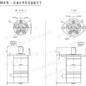 广发（中国）后油口系列马达