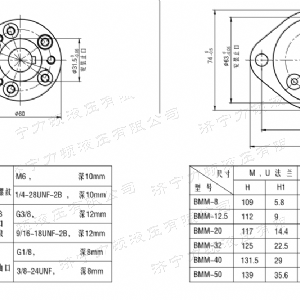 广发（中国）后油口系列马达